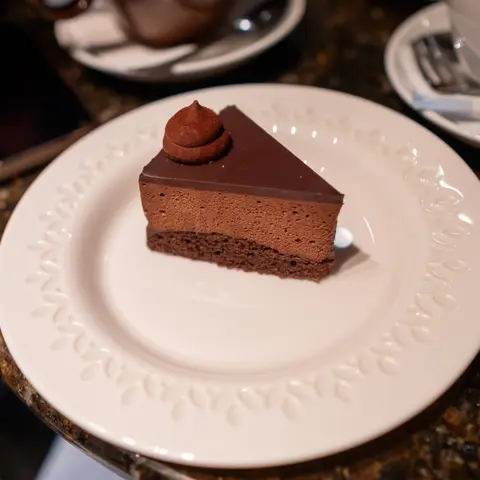 Pastel de mousse de chocolate